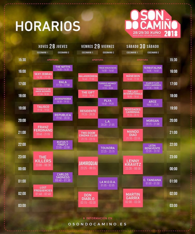 Horarios-O-Son-do-Camiño